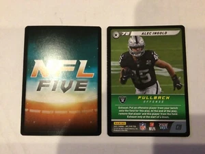 #C39 Alec Ingold Raiders RC Wisconsin Common - 2021 panini five NFL quantity avl - Picture 1 of 1