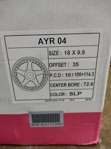 AYR 18" ALLOY 5X100 & 5x114.3 MODEL AYR 04 - Picture 1 of 6