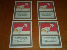 4x Playset MTG Magic the Gathering Complete Set of 4 x4 Card Revised 3rd Edition