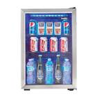 Danby 95 Can 2.6 Cu. Ft. Free Standing Beverage Center Mini Fridge w/ Glass Door
