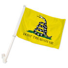 Don't Tread on Me Dwustronna flaga samochodowa Gadsden Flaga szyby samochodu
