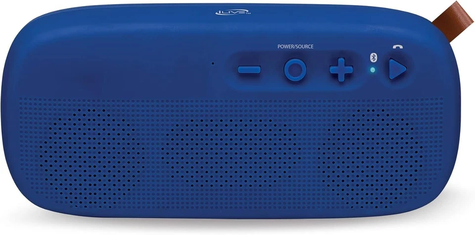Altavoz inalámbrico resistente al agua iLive batería recargable de iones de litio azul Foto 1 de 1