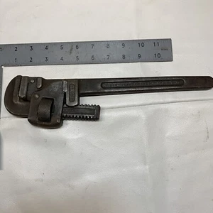 Vintage Trimont Trimo 14" Alloy Pipe Wrench Pat'd 3-5-18 Roxbury Mass Tool. - Picture 1 of 4
