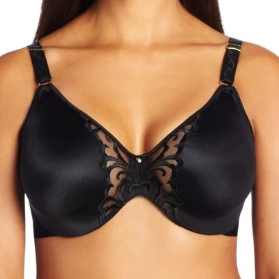 Sujetador con aros Lilyette Magnificent Beauty Minimizer para mujer talla 34D negro Foto 1 de 4