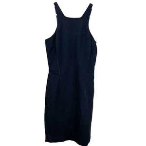 Reiss Dress 6 Classic Black Sleeveless Capsule Elegant Cut Out Open Back - Picture 1 of 15
