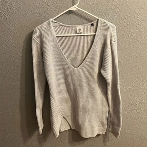 Mujer Cabi Gris Cuello en V Suéter Talla Grande XS - Imagen 1 de 7