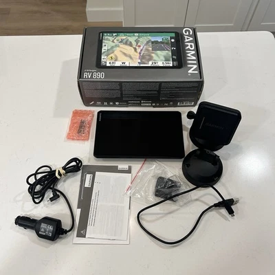 Garmin RV 890 MT-S 8 inch GPS Navigator for RVs and Campers  - Image 1 of 4