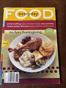 Martha Stewart Everyday Food Magazin November 2003 Ausgabe 7 unkompliziertes Erntedankfest - Bild 1 von 3