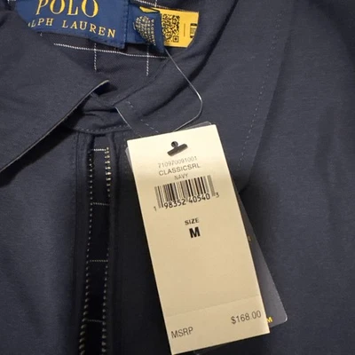 Polo Ralph Lauren Men’s Bi-Swing Windbreaker Jacket Navy Size M NWT - Image 1 of 4