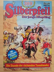 Silberpfeil der junge Häuptling Nr.300 mit Poster - Z0-1 BASTEI COMIC Frank Sels - Imagen 1 de 4