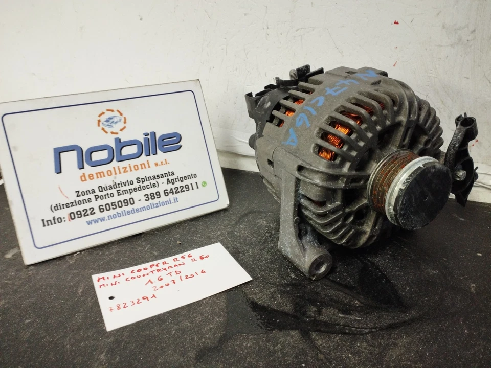 ALTERNATORE MINI COOPER R56 MINI COUNTRYMAN R60 1.6 TD 2007/2014 7823291 150A  - Immagine 1 di 4