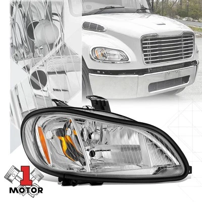 Farol direito âmbar cromado para 03-19 Freightliner Business Class M2 106 112 - Imagem 1 de 4