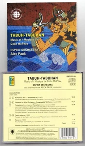 Colin McPhee - Tabuh-Tabuhan/Symphony No. 2/Transitions/Nocturne/Concerto CBC CD - Bild 1 von 1