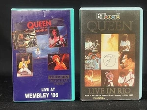 Queen (Live in Rio 1985 & Live at Wembley 1986), 2 - 8 Track Tapes - Picture 1 of 12