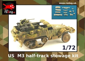Juego de estiba de media vía Redog 1:72 US Army M3. - Imagen 1 de 4