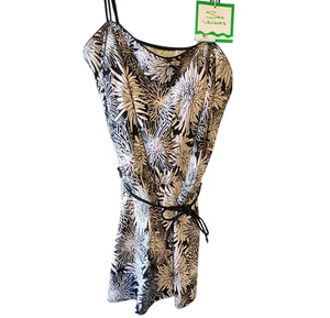 Sea Waves Women's Swimsuit 2 Piece White Black Size 20 NEW Bathing Suit Made USA - Picture 1 of 8