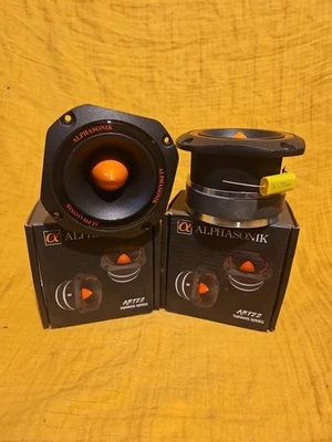 2 nuevos tweeters de bocina de audio profesional Alphasonik ABT22 4.5" 800W 4 Ohm, par nuevo. Foto 1 de 4