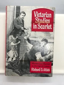 Estudios victorianos en escarlata de Richard D. Altick (tapa dura 1972) - Imagen 1 de 2