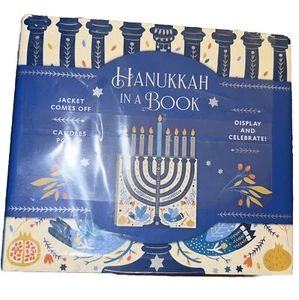 Hanukkah in a Book (UpLifting Editions): Jacket comes off. Candles pop up - New - Picture 1 of 8