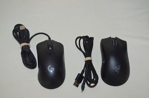 (For parts) Computer Gaming Mouse Mice lot Logitech G403 Razer Mamba Wireless - Bild 1 von 13