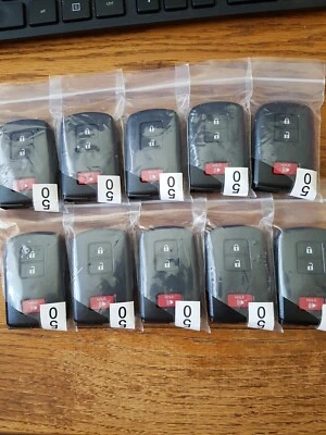 LOTE DE 10 llaves inteligentes nuevas OEM 2021-2023 Toyota 4-Runner Tacoma Tundra HYQ14FBB Foto 1 de 4