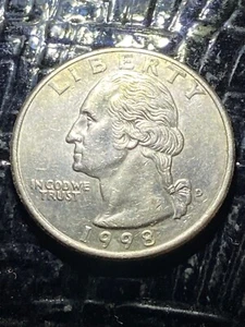 1998-D Quarter Dollar Denver Mint-Copper - Picture 1 of 4