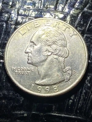 1998-D Quarter Dollar Denver Mint-Copper - Image 1 of 4
