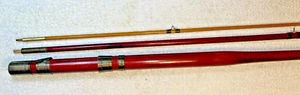 Greenheart & Cane Trout Fly Rod Unbranded 10’ 3 Piece with Bag Antique - Picture 1 of 15