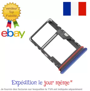 Pour Motorola Moto G51 5G Tiroir plateau support carte SIM bleu dark - Photo 1 sur 3