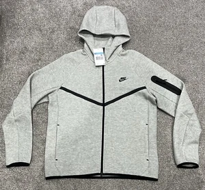 Nike Tech Fleece Windrunner Hoodie Jacke Herren - Grey Heather - HV0949 063 - M - Bild 1 von 15