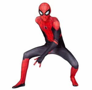Superhero Spiderman Lightning Man Cosplay Costume Suit Bodysuit For Kids Adult - Picture 1 of 21