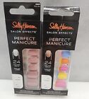 Sally Hansen Salon Effects Perfect Manicure Press on- Block Party & Pink Clay