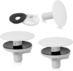3 Pcs Sink Hole Covers Caps Faucet Hole Cover White Kitchen Sink Plug Kitchen... - Picture 1 of 11