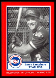 1990 Pan Am Team USA Red BDK 11 Larry Lamphere   USA  Baseball Card