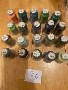 Brother lot 20 spools-40 Weight Polyester Embroidery Machine Thread 550Y(500M) - Picture 1 of 1