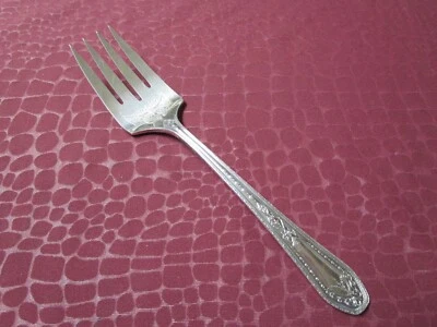 Tenedor de servir pequeño escaso Hampton Court 1926 placa de plata antigua sin monograma Foto 1 de 4