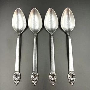 4 Oneida Ltd 1881 Rogers "Danish Court" Teaspoons - Picture 1 of 8