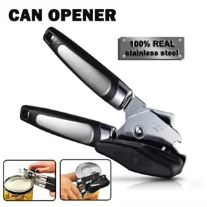 Stainless Steel Can Opener Multifunctional Grip Opener Side Cut Tins Bottle Open - Picture 1 of 23