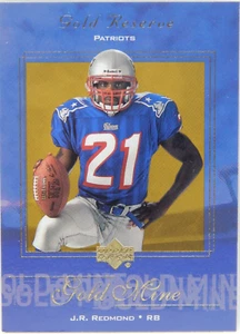 2000 Upper Deck Gold Reserve Football - Gold Mine #GM12 Patriots - J.R. REDMOND - Bild 1 von 2