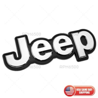 14-18 Jeep Cherokee Rear Liftgate Emblem Nameplate Badge Mopar Genuine Chrome Foto 1 de 4