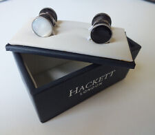 Hackett London Bachelor Studs Black white reversible £90