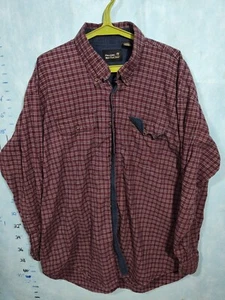 Falcon Bay Mens XL  Red Flannel Button Up Shirt. Gold Label - Picture 1 of 11