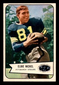 1954 Bowman Football #108 Elbert Nickel EX/MT *e1