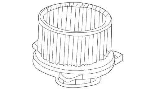 Ventilador de montaje de motor genuino Honda 79310-S84-A01 Foto 1 de 2