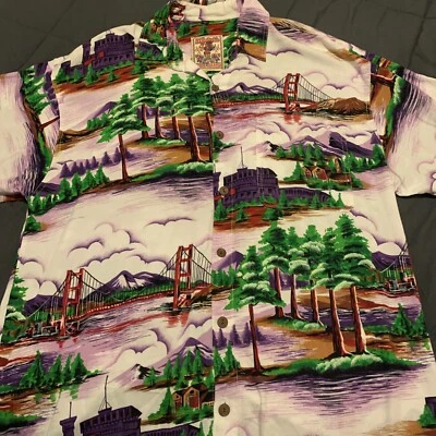 ULUWATU Men’s Vibrant HawaiinShirt Xl Tropical Made In Bali - Image 1 of 4