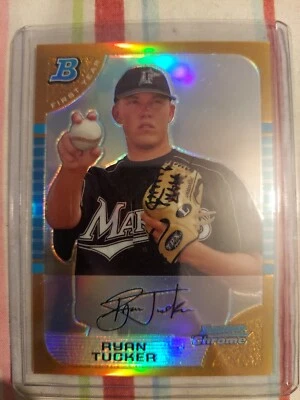 2005 Bowman Chrome Gold Refractor Ryan Tucker /50 #BDP109 - Image 1 of 2