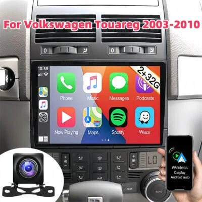 Upgraded Car Radio w/Cam for Volkswagen Touareg 2003-2010 - Image 1 of 4