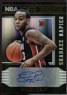 Shabazz Napier Rookie Card 2014-15 Hoops Hot Signatures Autograph #87  - Image 1 of 2