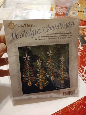 Árbol de Navidad Nostálgico Premium Kit de Adorno con Cuentas Hace 4 Kit #NC024 Foto 1 de 4