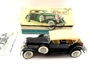 Vintage HUBLEY SJ DUESENBERG Metal Model Kit 4864 BUILT Partial Box Straight 8 - Image 1 of 4